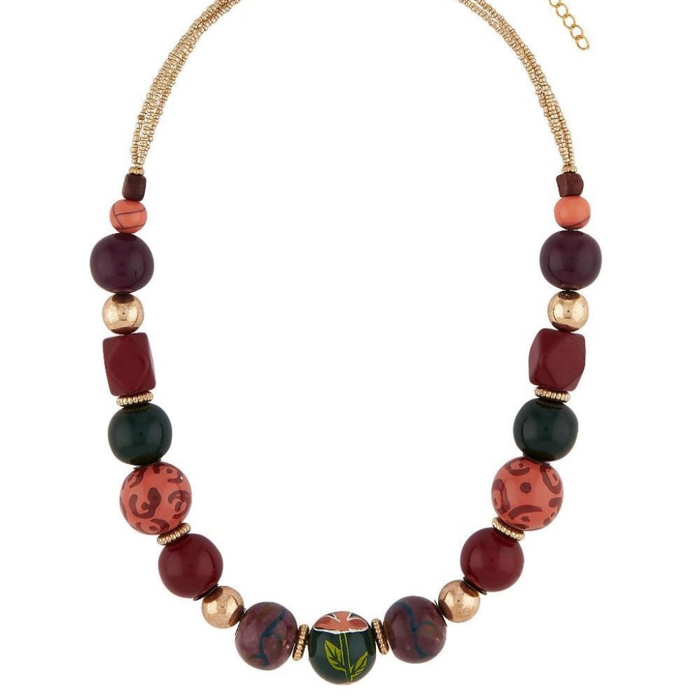 Chelsea NYC Short Bold Bead Necklace